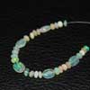 Natural Ethiopian Welo Opal Smooth Polished Roundel Beads